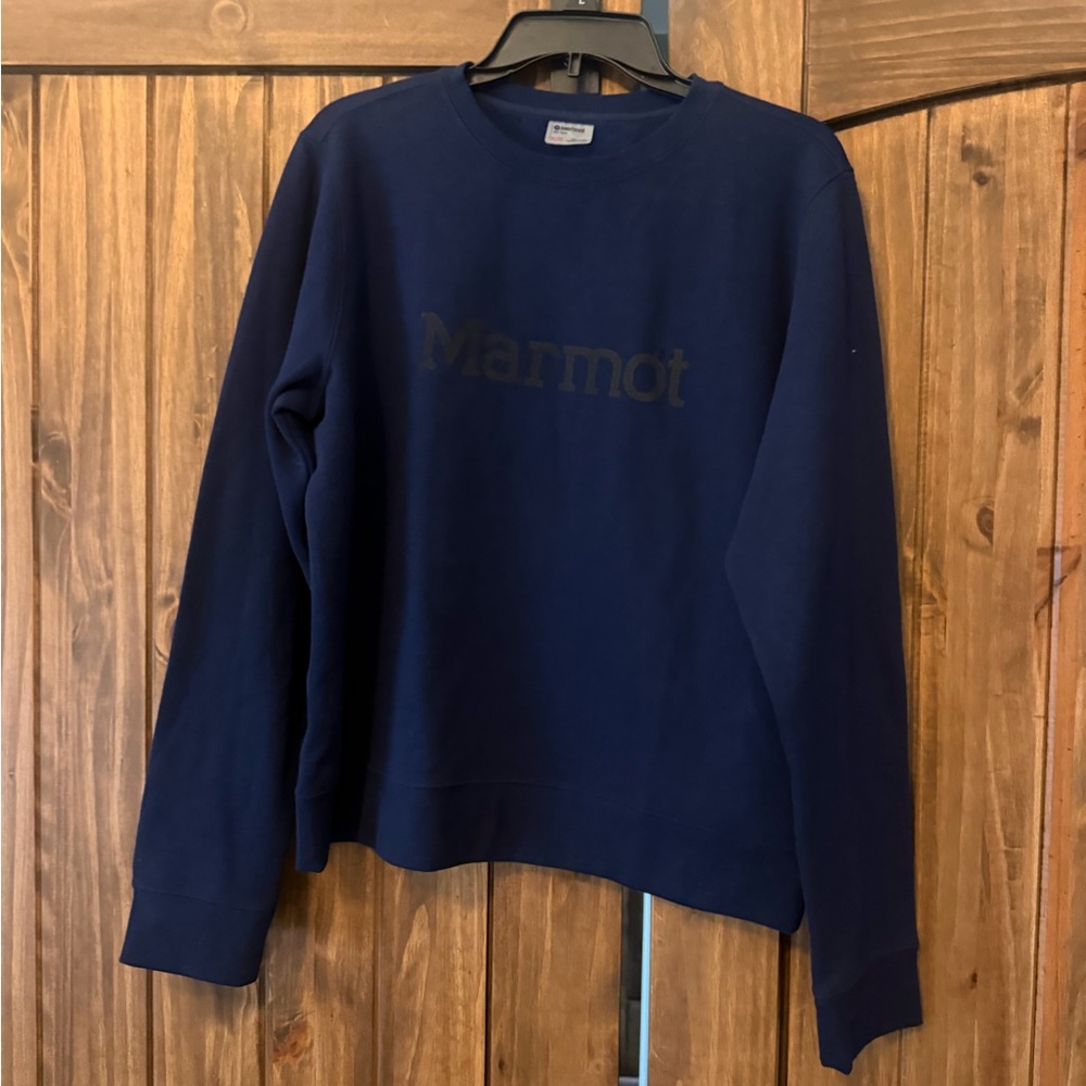 Marmot Navy Crewneck Sweatshirt